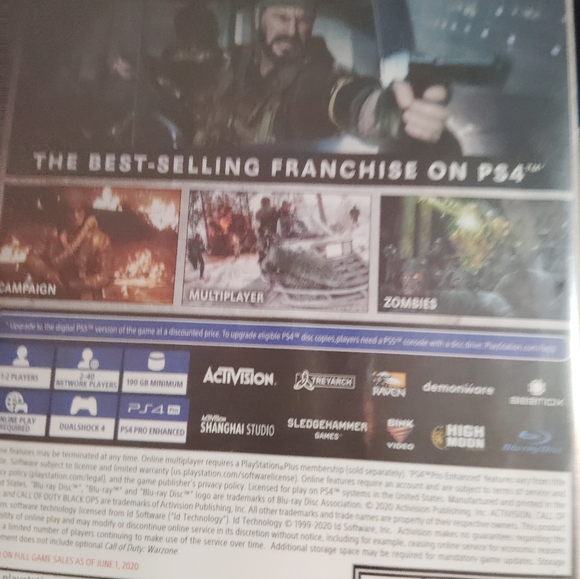 Call Of Duty Black Ops Cold War Video Game Disc PS4 - Picture 4 of 16